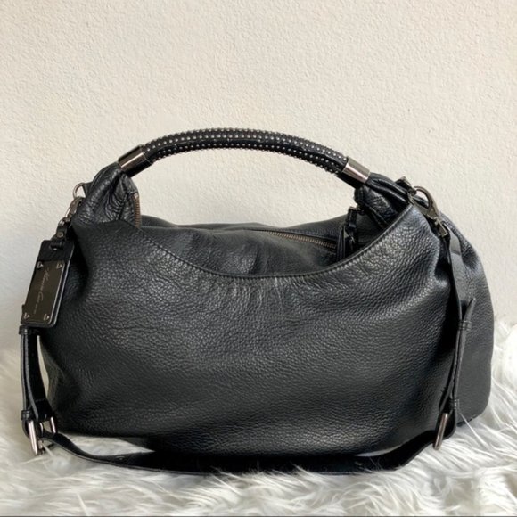 SOLD - KENNETH COLE | NO SLOUCH LEATHER SHOULDER BAG - Picture 2 of 8